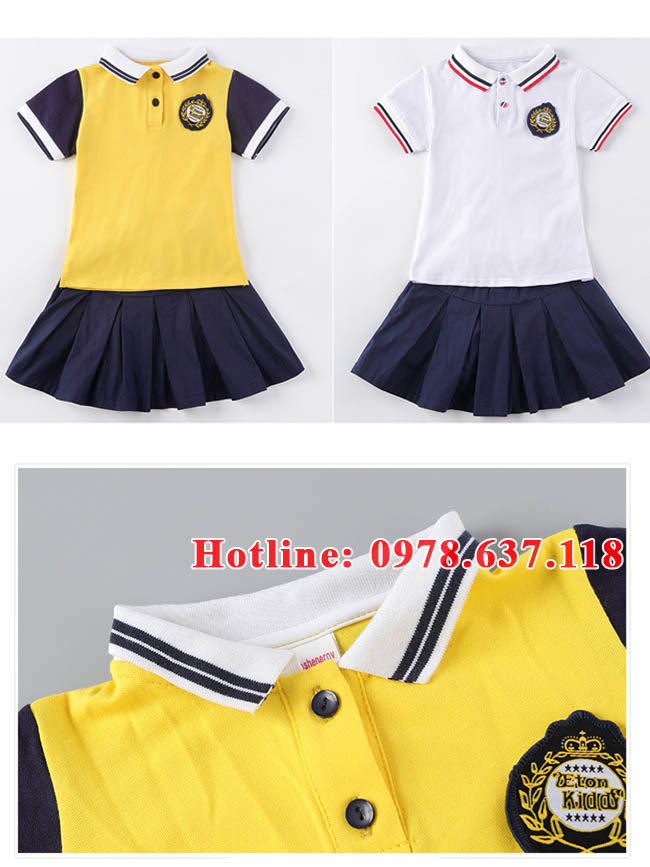 Mẫu đồng phục mầm non - DPMN50 | Mau dong phuc mam non